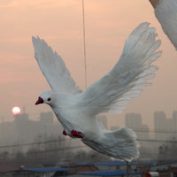 Lifelike Pigeon Figurine Decorative Dove Model for Wedding and Home