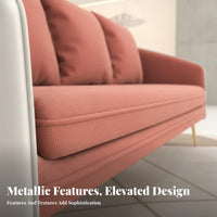 reconfigurable L-Shaped Couch Luxury Feel curved Sofa Modern design Lounge Seating for Interior Designers, Apartment Dwellers, spa, Office, Bedroom