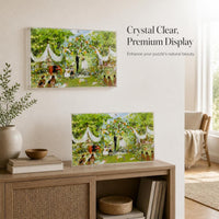 Acrylic Jigsaw Puzzle Frame for Wall or Tabletop Display, High Transparency Dustproof