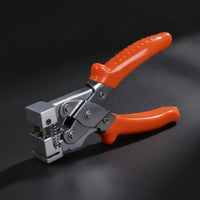 Hemming Plier with Return Ergonomic Straight-Jaw Forming Pliers Portable Hand Seamer for Home Handypersons