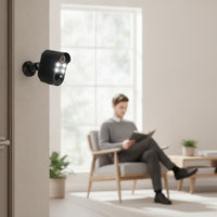Outdoor Wireless Security Camera Adjustable Security Camera with Bracket Weatherproof Distant Access for Porch, Driveway