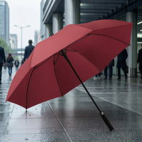 Wind-Resistant 8-Rib Straight Umbrella Sturdy Automatic Umbrella Long-Lasting Lightweight for Commuters, Business Professionals, Daily Commute, Travel