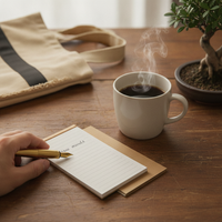Japanese Style Retro Kraft Paper Mini Notebook Portable Memo Pad Student Planner