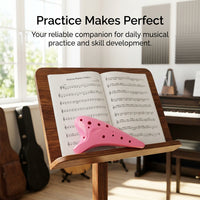 12 Hole Alto Ocarina Resin Drop Resistant, Musical Instrument for Music Lessons, Ergonomic Ocarina Hole Alto, Professionally Tuned Ocarina Gift