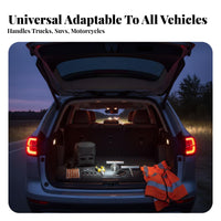 32 Pieces Easy Storage Flat Tire Repair Kit Portable Case Flat Tire Repair Set Compact for Truck Owners, Roadside Emergency, Overlanding