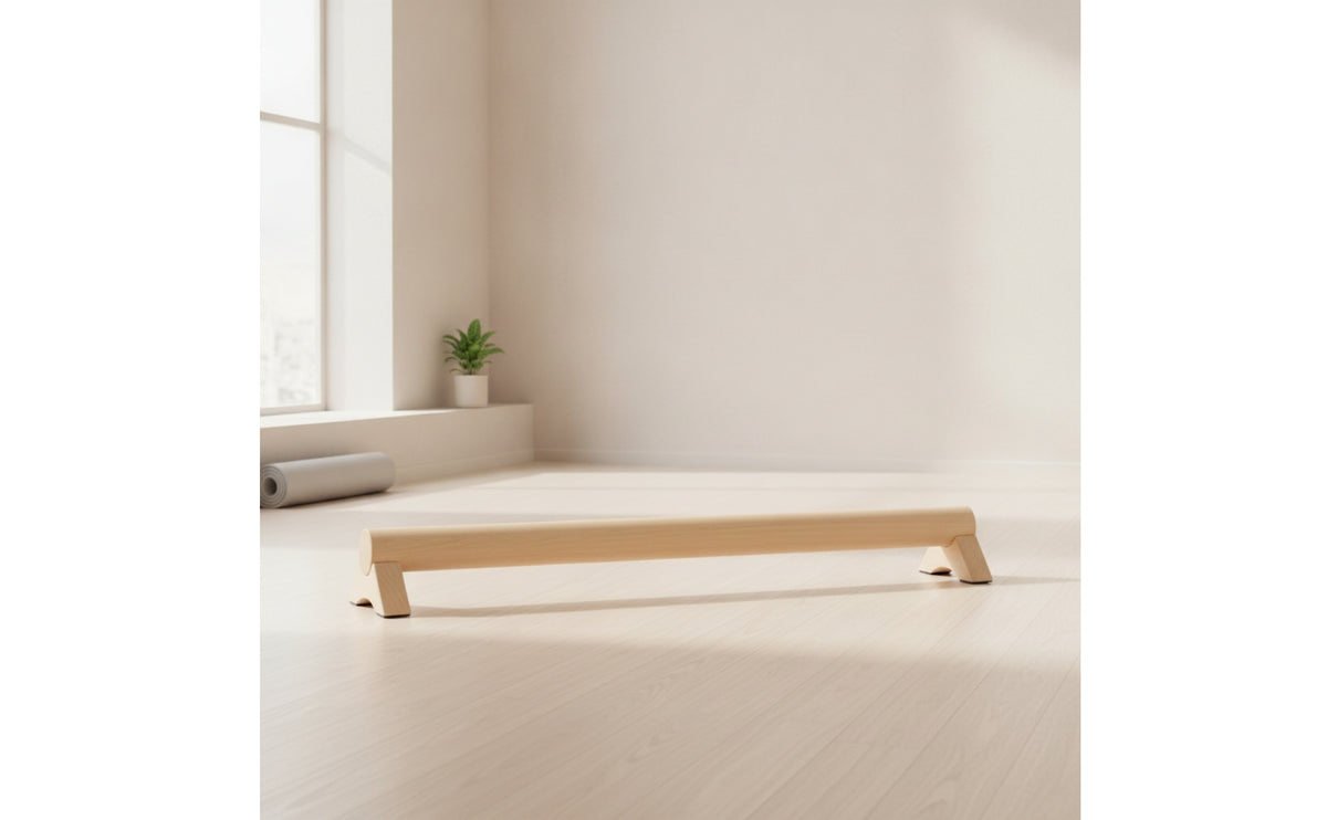 Wooden Balance Beam Compact Foot Exercise Beam Gymnastics Equipment Long-Lasting Safe for Athletes, Home Gym, Rehab