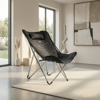 Collapsible Foldable Lounge Chair Portable Cloud Chair Reclined Folding Chaise Lounge Lightweight for Campers, Patio, Camping, Balcony, Picnic