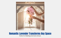 Artificial Climbing Flower Vine, Dense Hanging Faux Floral Arrangement, Decorative Ceiling Flowers for Weddings, Corridors