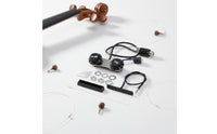 Twin Knob Violin Pickup Tone Control Electro Acoustic Violin Pickup Sound Amplification String Instrument Gear for Live Performance, Practice