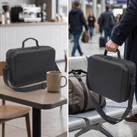 Console Case with Compartments Large Capacity Hard Case with Shoulder Strap Sturdy for Commuters