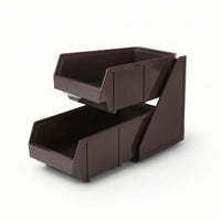 Condiment Packet Organizer Modular Condiment Organizer Straw Holder Food-Grade Storage Bin Space-Saving for Coffee Bar