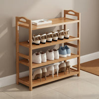 Multi-Tier Shoe Rack Space Saving Freestanding Shoe Stand Dustproof Design Household Storage for Entryway, Hallway, Closet