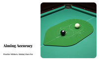 Pool Aiming Guide Visual Angle Pathways for Cue Ball Control