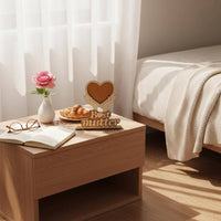 Freestanding Mother's Day Gift Frame Unique Design Wooden Heart Photo Frame Sturdy Best Mom Picture Stand for Grandma, Desk, Office