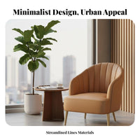 3 Pieces 3-Piece Table and Chair Set Modern Design Armchair and Table Set Long-Lasting Space-Saving for Business Owners