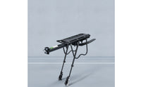 Cylindrical Bike Rack with Quick Release Clamp Reflective Bike Rack with Quick-Release Long-Lasting Sturdy for Commuters
