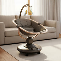 Intelligent Infant Swing with Bluetooth Remote Control Electric Infant Rocker Built-in Music Automatic Infant Bouncer for Newborns, Infants