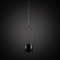 Iron Plant Pots for Indoor Plants and Flower Pots, Pack of 2 Hanging Basket with Chain, Firm Metal Craft Hanging Plant, Wall Planter Garden