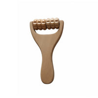 Ergonomic Design Wooden Massage Roller Portable and Lightweight Foot Massage Roller Polished Burr-Smooth Surface Wood Treatment Tool for Travel, Office