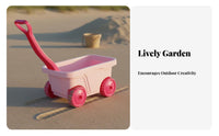 6 Pieces Child s' Gardening Wagon Set Educational Child S Wheelbarrow and Tools Imaginative Play children's Wheelbarrow and Tools for Preschoolers