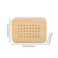 Beech Wood Sound Machine Portable Ambient Sound Machine for Light Sleepers, Bedroom, Meditation