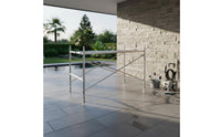 Galvanized Steel Adjustable Height Scaffold Quick Setup Adjustable Scaffolding Platform H-Frame Scaffolding Heavy Duty for Painters, DIY Enthusiasts, Contractors, Home Renovation, Indoor Use, Workshop