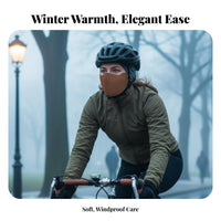 Warm Face Covering Soft & Elastic Winter Face Covering Windproof Nose Warmer Reusable for Cyclists