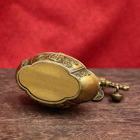 Boat Base Tree Ornament Compact Vintage Gilded Tree Ornament Textured Trunk Table Decor