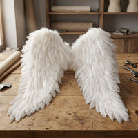 Downward Angel Appendages Paperboard Feathery Costume Accessories Appendages Handmade Dress Costume Set for Party