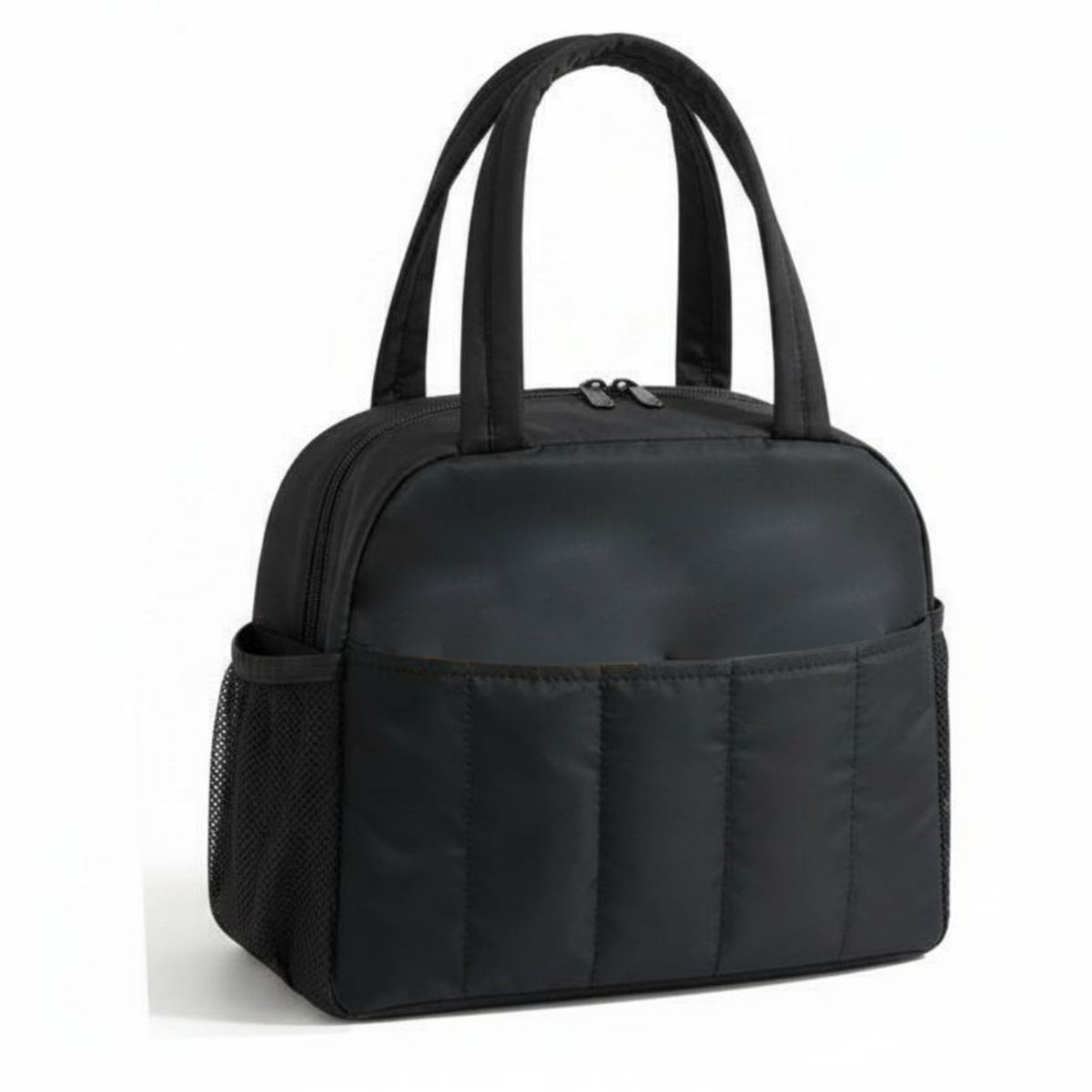 Puffer Lunch Bag Padded Quilted Lunch Bag Matte Finish