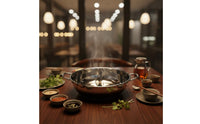 Thickened Material Divided Hot Pot Double Handle Yuan Yang Pot Food Grade Cookware for Party
