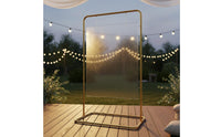 Metal Wedding Arch Wrought Iron Metal Arch Backdrop Stand Elegant Design Ceremony Archway for DIY Brides