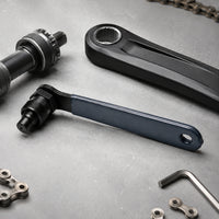 Long-Lasting Bike Crank Puller Rust-Resistant Crank Puller with Handle Reliable Crankset Arm Removal Tool Professional-Grade for Cyclists