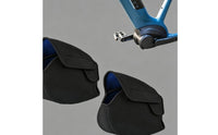 2 Pieces Fitted Mid-Drive Motor Cover Hook and Loop Closure Motor Protection Cover Stitched Seam Vehicle Accessory Polyester