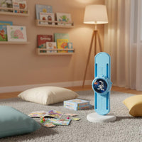 Parent-Child Interaction Children's High Jump Training Device Rounded Edges Kids Vertical Jump Tester Voice Counting Wall Mounted Press High Counter LED Light for Teens, Toddlers, Home, Playroom