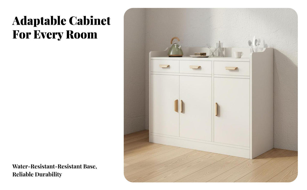 Tea Bar Cabinet Large Capacity Dining Room Buffet Multi-Functional Kitchen Buffet Cabinet for Homeowners, Home Styling Ators, Hallway, Bedroom