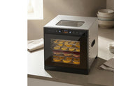 Mesh Trays Stainless Steel Food Dehydrator Internal Light 8 Tray Food Dehydrator Transparent Window Large Fan