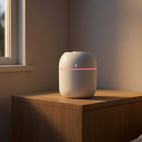 Desktop Humidifier Compact Mini Humidifier Mist Maker Minimalist Appliance Portable for Desk, Office