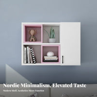 configurable Storage Cube Modern Minimalist Wall Shelf Space Saving Easy to Install for Students
