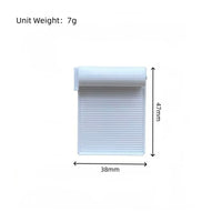1:12 Scale Miniature Roll-up Shutter Realistic Shutter Door Model Decorative Dollhouse Window Shutters Industrial for Hobbyists, Dollhouses, Dioramas