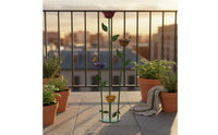 Removable Bowl Bird Bath Feeder Stand Multi-Purpose Outdoor Decor Weather-Resistant for Garden