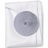 Roof Window Closure with Zipper Lightweight Window Sealing Cover White for Renters, Skylights