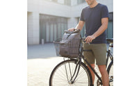 Large Capacity Rear Bike Basket Heavy Duty Two-Wheeler Cargo Basket for Students, Commuters