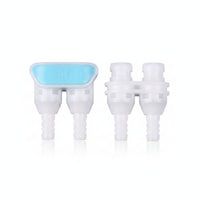 Double-Ended CPC Quick Connector Leak-Unobstructed Quick Disconnect Coupling Compact Inline Hose Connector Rigid for DIYers, Hobbyists, Liquid Transfer, Workshop