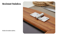Saltwater-Resistant Grade Removable Hinge Stainless Steel Detachable Hinge Hardware Fitting Dense Cast Construction