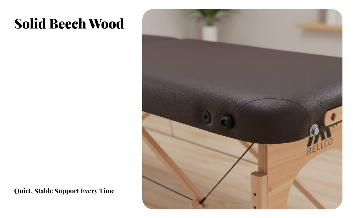 Foldable Massage Bed Water and Oil Resistant Portable Massage Table Installation Portable Spa Table for Beauticians, Home Users, Beauty Salon