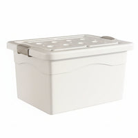 Plastic Storage Box, Extra Large Capacity, Thickened Organizer, Home, Clothes, Quilt, Toys, Flip Lid, No Partition