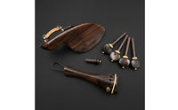 Wooden Violin Peg Tapered Violin Tuning Peg Fiddle Replacement Parts Carved Fiddle Parts Polished for Luthier, Repair Shop
