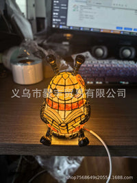 Bee Reading Light Creative Home Decoration Resin Craft Ornament