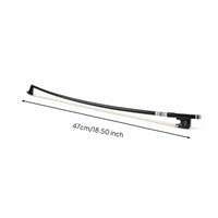 Long-Lasting Carbon Fiber Cello Bow Strong Cello Bow with Horsehair Lightweight Responsive for Cellists, Performers, Students, Stage Performance, Rehearsals, Practice